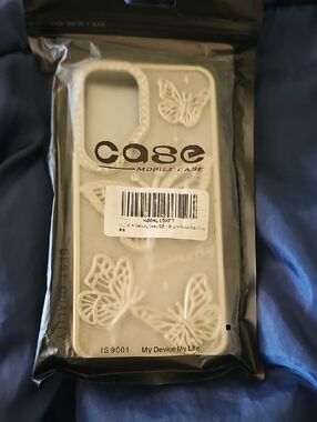 Accessorize White Clear Butterfly Phone Case